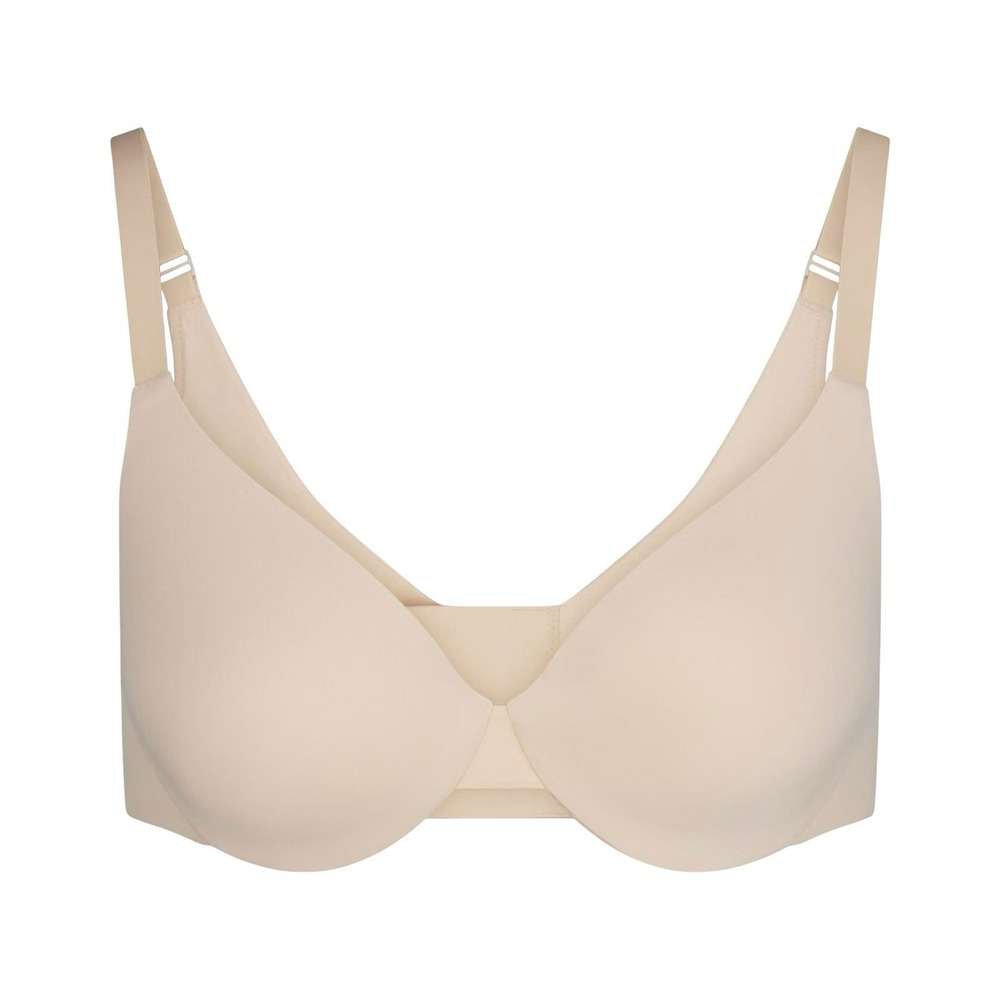 Skims Smoothing Intimates Full Coverage Lightly Lined Bra - Sand - NWT - 34C